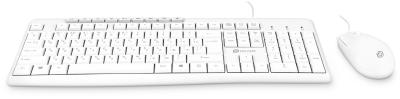 Клавиатура + мышь OKLICK S650 клав:белый мышь:белый USB (1875257)