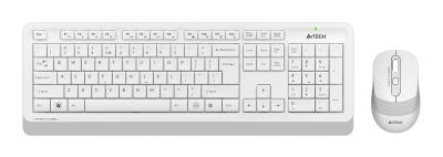 Клавиатура + мышь A4TECH Fstyler FG1010S белый/серый белый/серый USB беспроводная Multimedia (FG1010S WHITE)