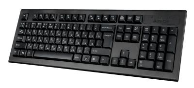 Клавиатура + мышь A4 3100N черный USB беспроводная