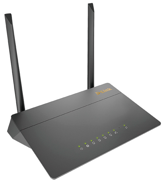 Wi-Fi роутер D-Link DIR-615/GFRU (DIR-615/GFRU/R2A) N300 1000BASE-X SFP черный