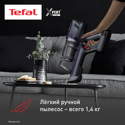 Пылесос ручной TEFAL X-Pert 6.60 TY6838WO серый