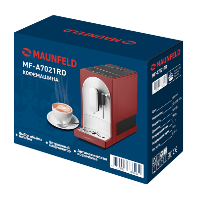 Кофемашина MAUNFELD MF-A7021RD красный