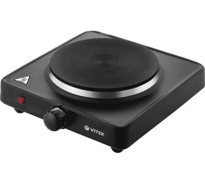 Плита  настольная электрическая VITEK Metropolis VT-3706 черный (1-конф,чугун)