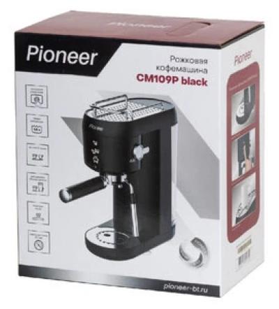 Кофеварка рожковая PIONEER CM109P black