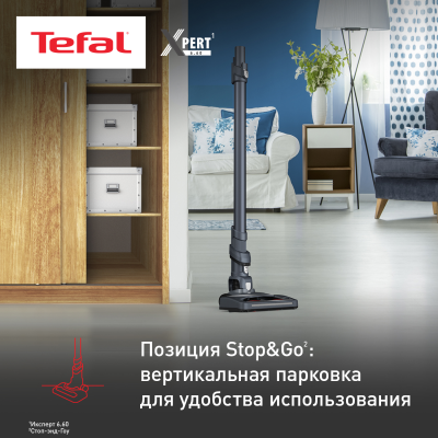 Пылесос ручной TEFAL X-Pert 6.60 TY6838WO серый