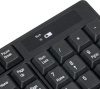 Клавиатура + мышь OKLICK 210M черный USB беспроводная