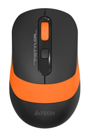 Клавиатура + мышь A4 Fstyler FG1010 клав:черный/оранжевый мышь:черный/оранжевый USB беспроводная Multimedia