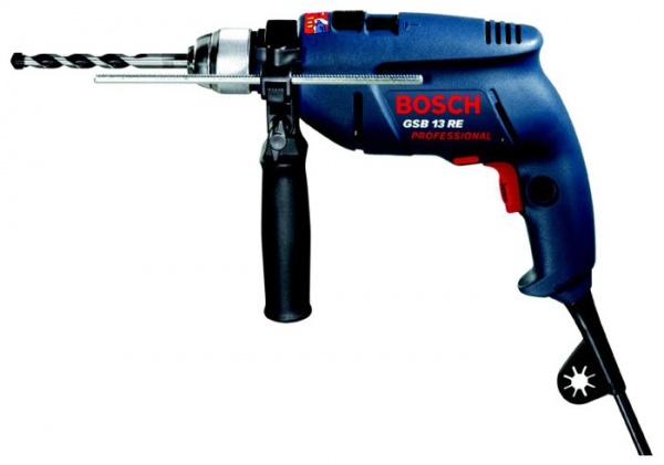 Дрель ударная BOSCH GSB 13 RE Professional 600Вт патрон:быстрозажимной реверс (0601217100)
