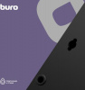 Сетевой фильтр BURO BU-SP3_USB_2A-B 3м (6 розеток) черный (коробка)
