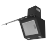 Вытяжка каминная наклонная MAUNFELD EAGLE 850 60 Glass Black