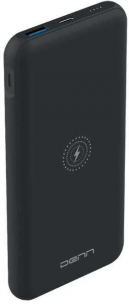 Внешний аккумулятор DENN DPB10006Qi (10000 mAh)