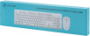 Комплект (клавиатура+мышь) OKLICK 240M, USB, беспроводной, белый