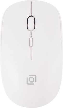Комплект (клавиатура+мышь) OKLICK 240M, USB, беспроводной, белый