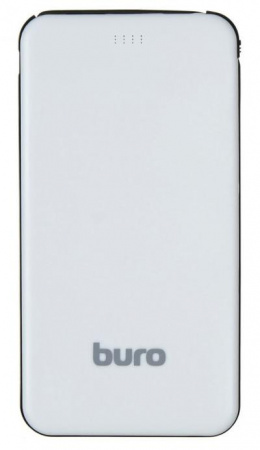 Мобильный аккумулятор BURO RCL-5000-BB Li-Pol 5000mAh 1A серый/черный 1xUSB