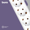 Сетевой фильтр BURO 600SH-16-3-W 3м (6 розеток) белый (коробка)