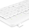 Клавиатура + мышь OKLICK S650 клав:белый мышь:белый USB (1875257)