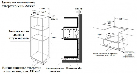 Духовой шкаф электрический с функцией СВЧ WEISSGAUFF OEMS 459 PDW белый
