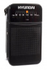 Радиоприемник HYUNDAI H-PSR110 черный (портативный)