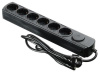 Сетевой фильтр IPPON BK212 1.8м (6 розеток) черный (коробка)