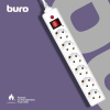 Сетевой фильтр BURO 600SH-16-3-W 3м (6 розеток) белый (коробка)