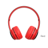 Наушники полноразмерные BOROFONE BO4, Charming rhyme, bluetooth, microSD, AUX, красный (6931474709899)