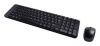 Клавиатура + мышь LOGITECH MK220 клав:черный мышь:черный USB беспроводная